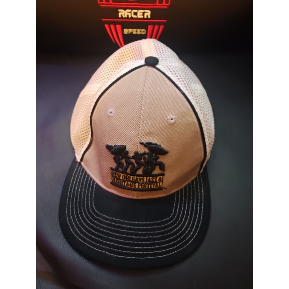 New Orleans Jazz Fest Heritage Music Festival Mesh Baseball Cap Adult L/XL